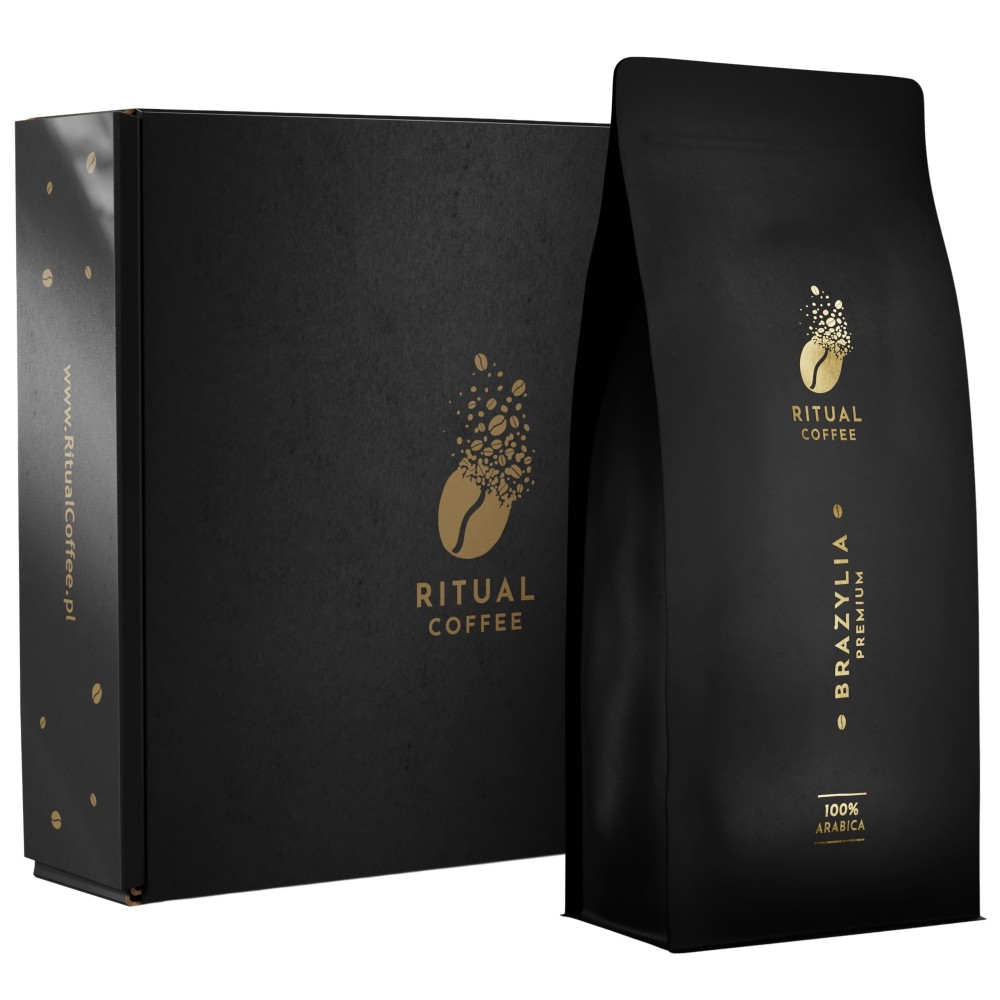 Kawa Brazylia 1kg – ziarnista 100% arabika, świeżo palona do ekspresu