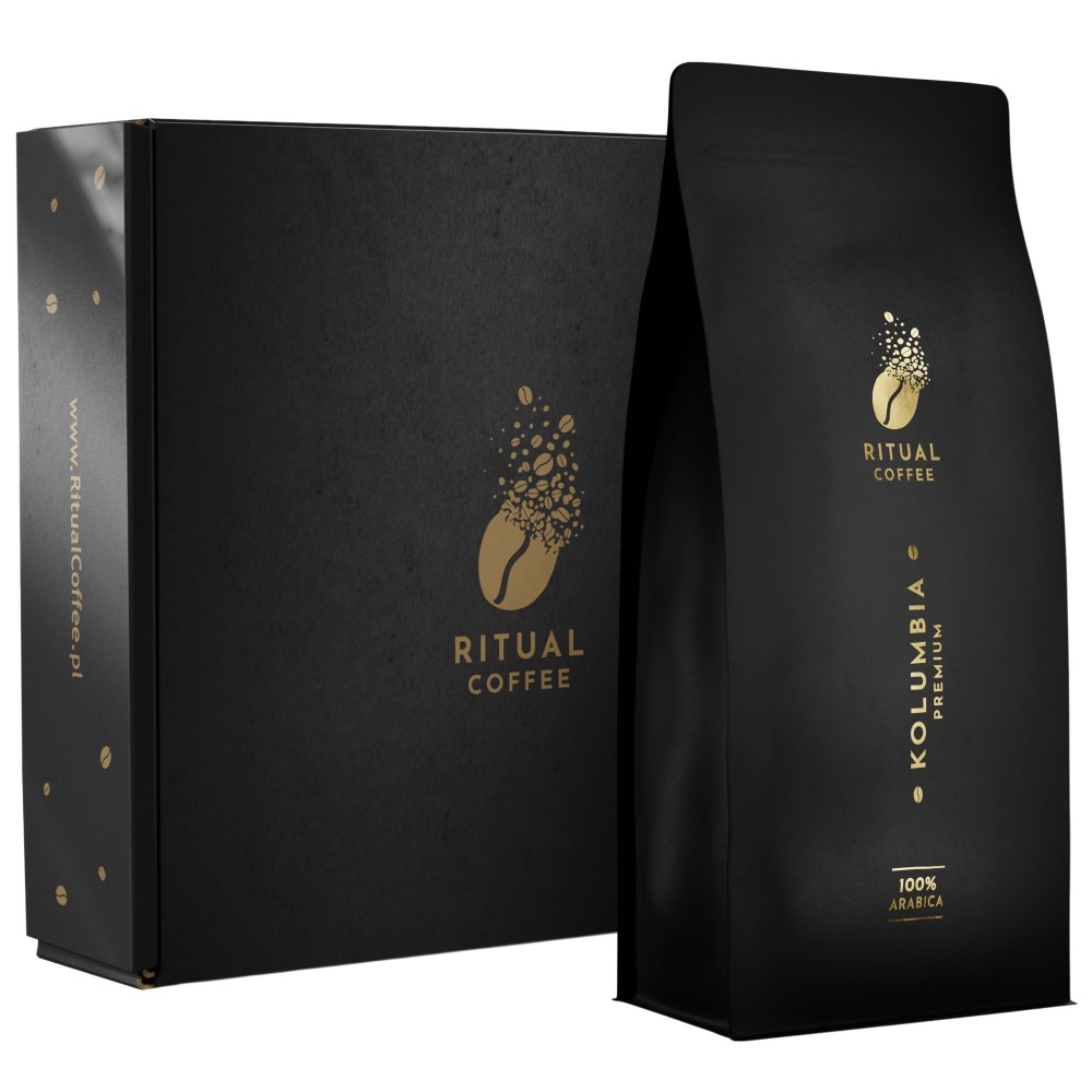Kawa Kolumbia 1kg – ziarnista 100% arabika, świeżo palona o owocowym aromacie