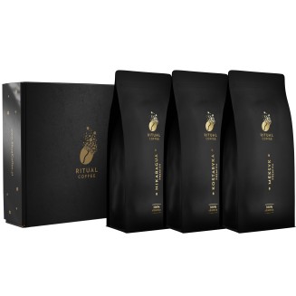 Zestaw kaw 3×1kg – Meksyk, Kostaryka, Nikaragua – świeżo palona 100% arabika