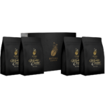 Kawa Ziarnista 1 kg 100% Arabica – Świeżo Palona | Włoskie Cremo (4×250 g)