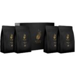 ZESTAW Kaw 4x250G BRAZYLIA, MEKSYK, HONDURAS, KOLUMBIA ziarnista, świeżo palona, 100% Arabika