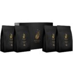 ZESTAW Kaw 4x250G BRAZYLIA, MEKSYK, KOSTARYKA, NIKARAGUA - ziarnista, świeżo palona, 100% Arabika