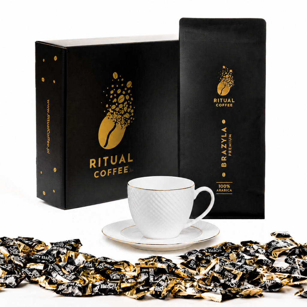 kawa Brazylia 1kg zestaw prezentowy